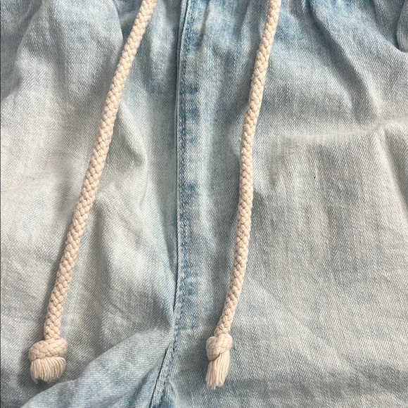 Aerie Light Blue Women's Denim Shorts - Picture 2 of 4